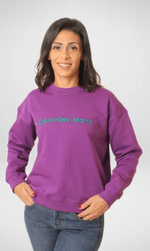 2023 Women Pullover Padded Melton - Purple