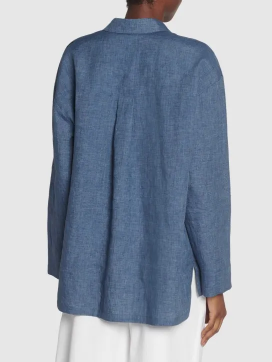 &#x27;S Max Mara   Kasia linen long sleeve shirt 