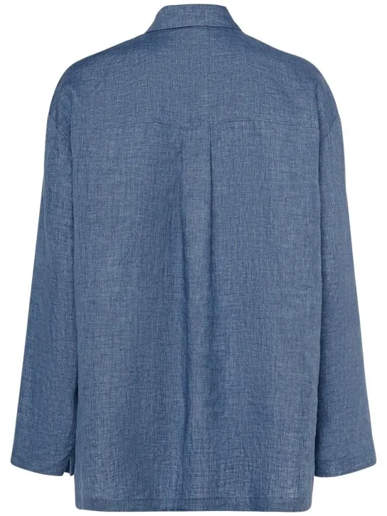 &#x27;S Max Mara   Kasia linen long sleeve shirt 