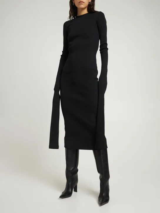 Balenciaga   Super long jersey top 