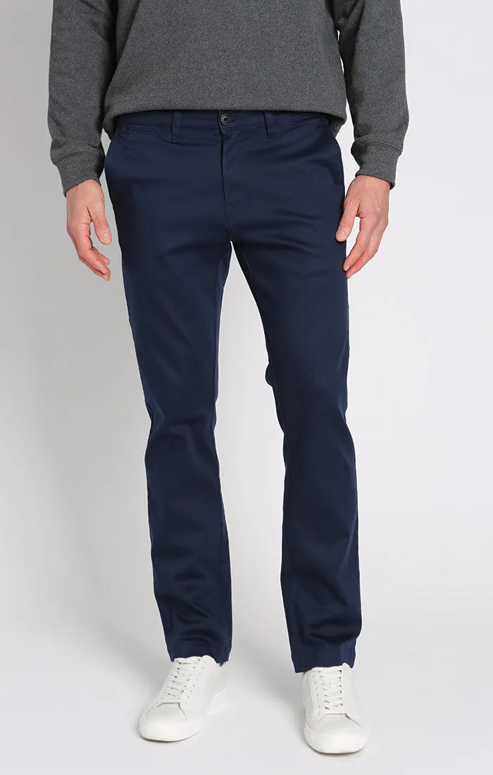 Bowie Straight Fit Tencel Twill Chino Pant