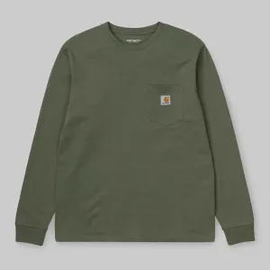 Carhartt Wip Long Sleeve Pocket T-Shirt Dollar Green