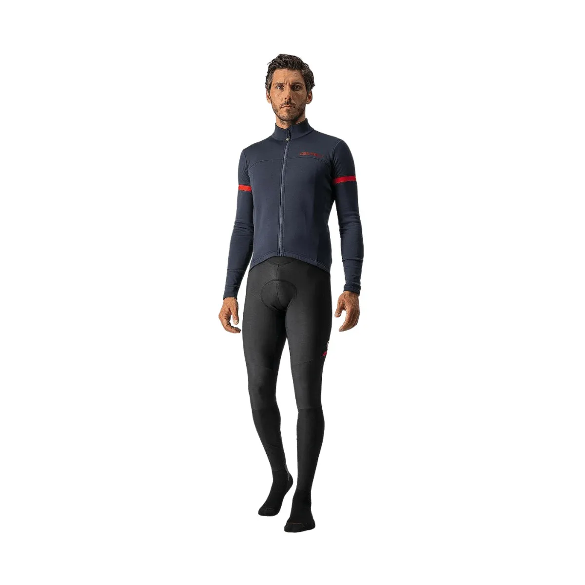 Castelli Fondo 2 FZ Long Sleeve Jersey Blue