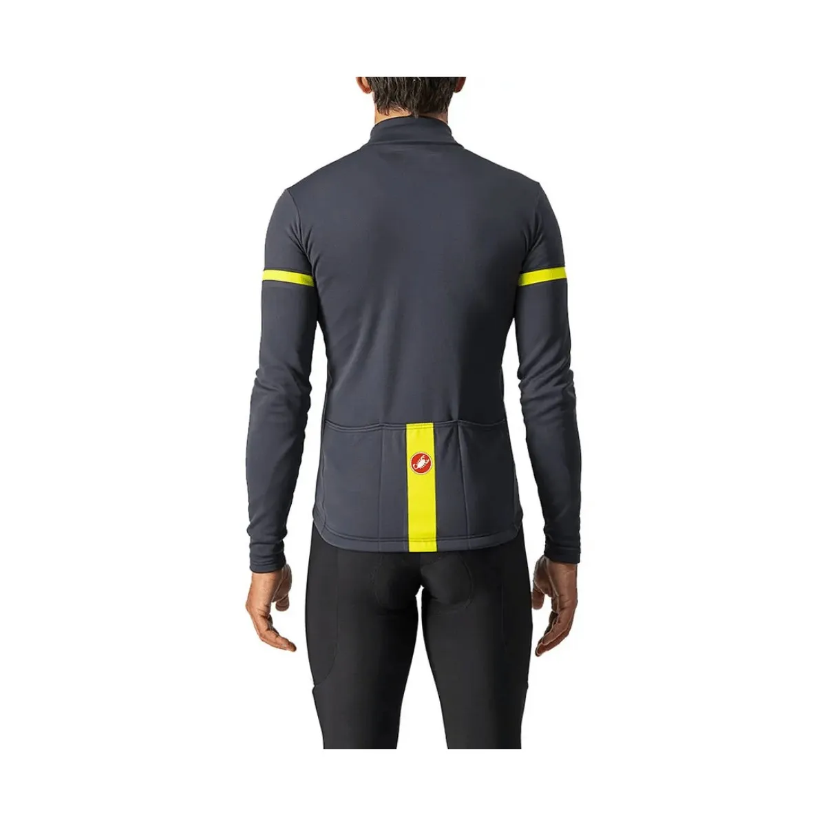 Castelli Fondo 2 FZ Long Sleeve Jersey Dark Grey