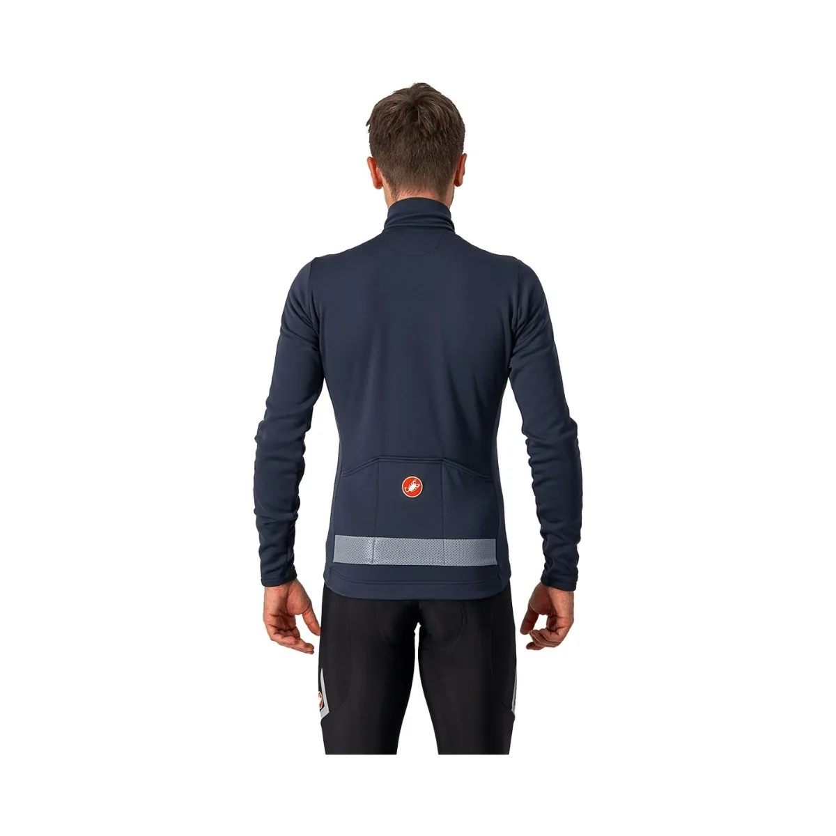 Castelli Puro 3 FZ Long Sleeve Jersey Blue