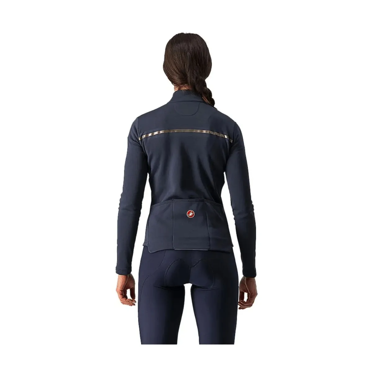 Castelli Sinergia 2 FZ Long Sleeve Jersey Blue Woman