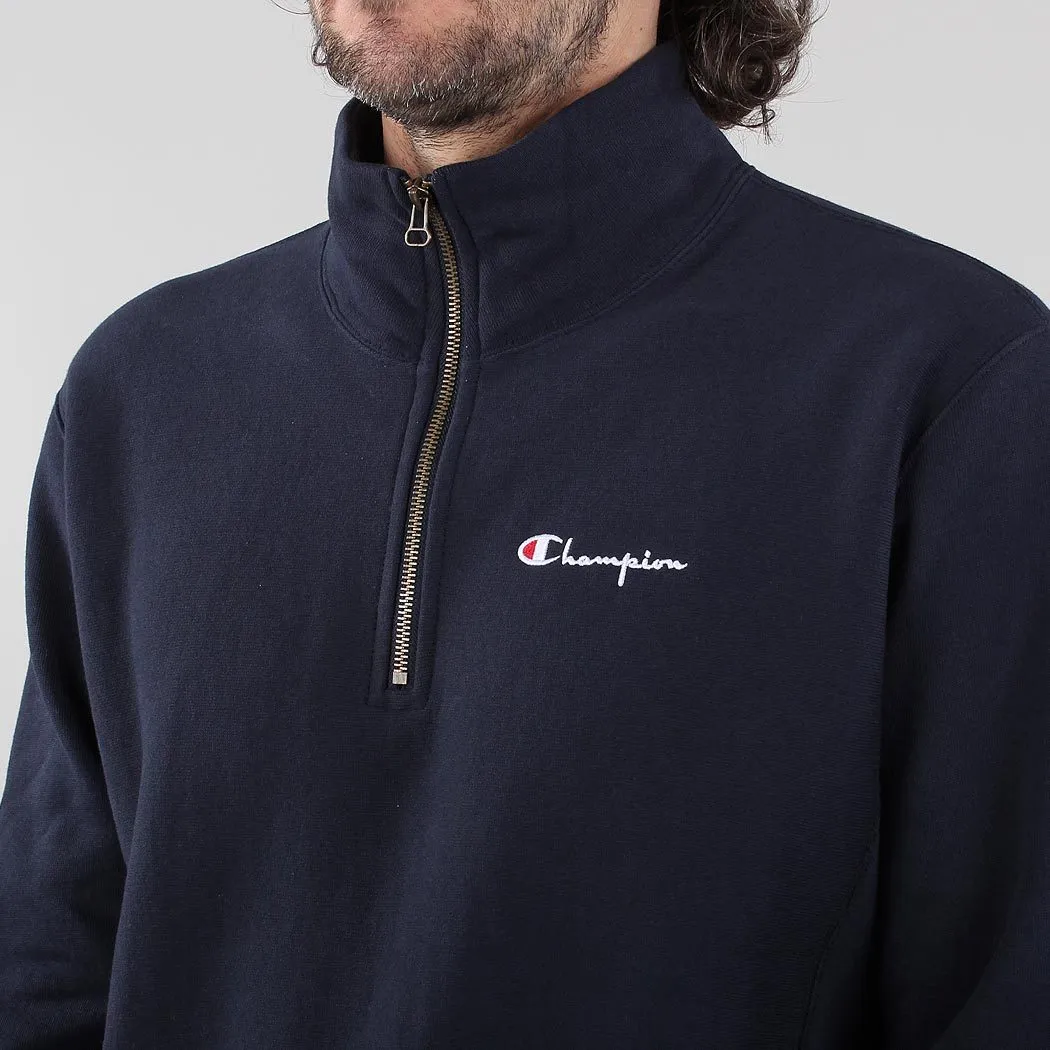 Champion Reverse Weave Small Script Half Zip Sweatshirt