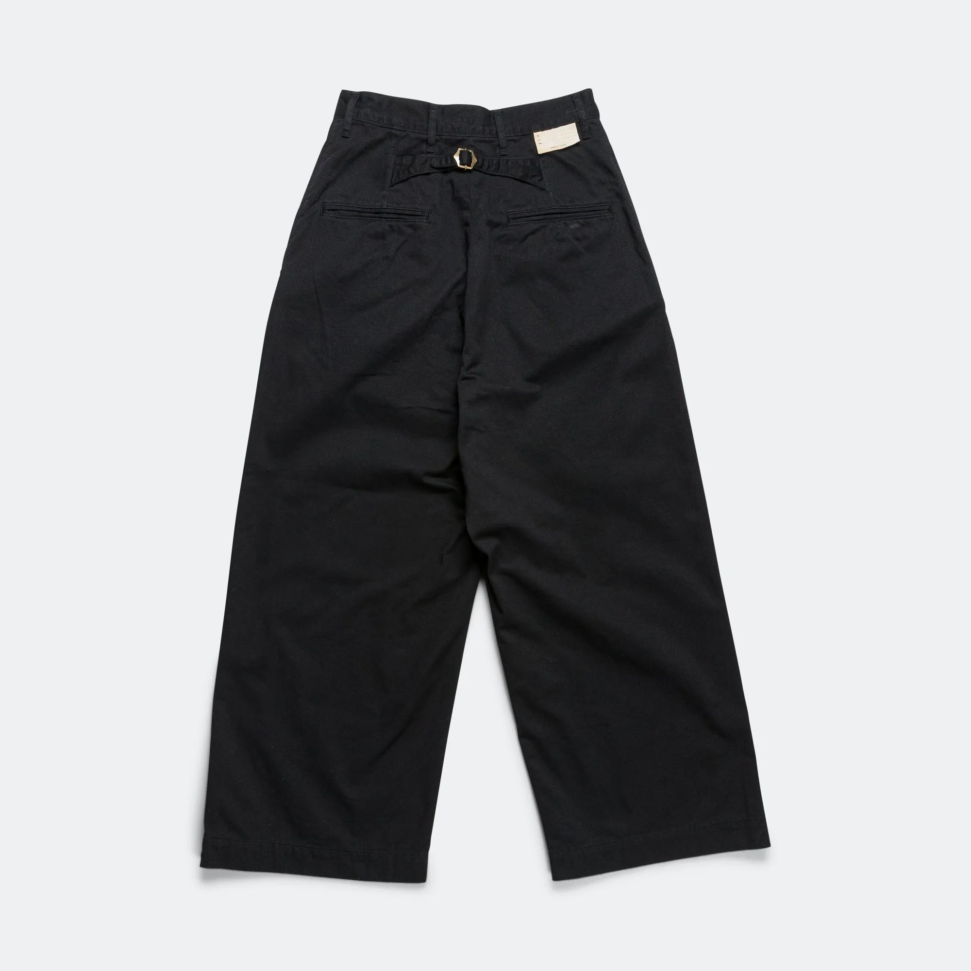 Chino High Waisted NIME Pants - Black