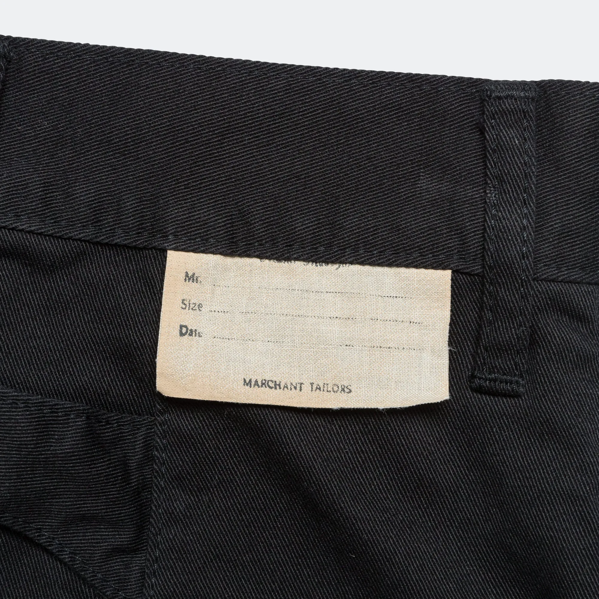 Chino High Waisted NIME Pants - Black