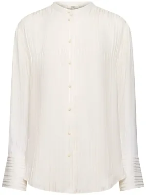 Chloé   Silk blend long sleeve shirt 