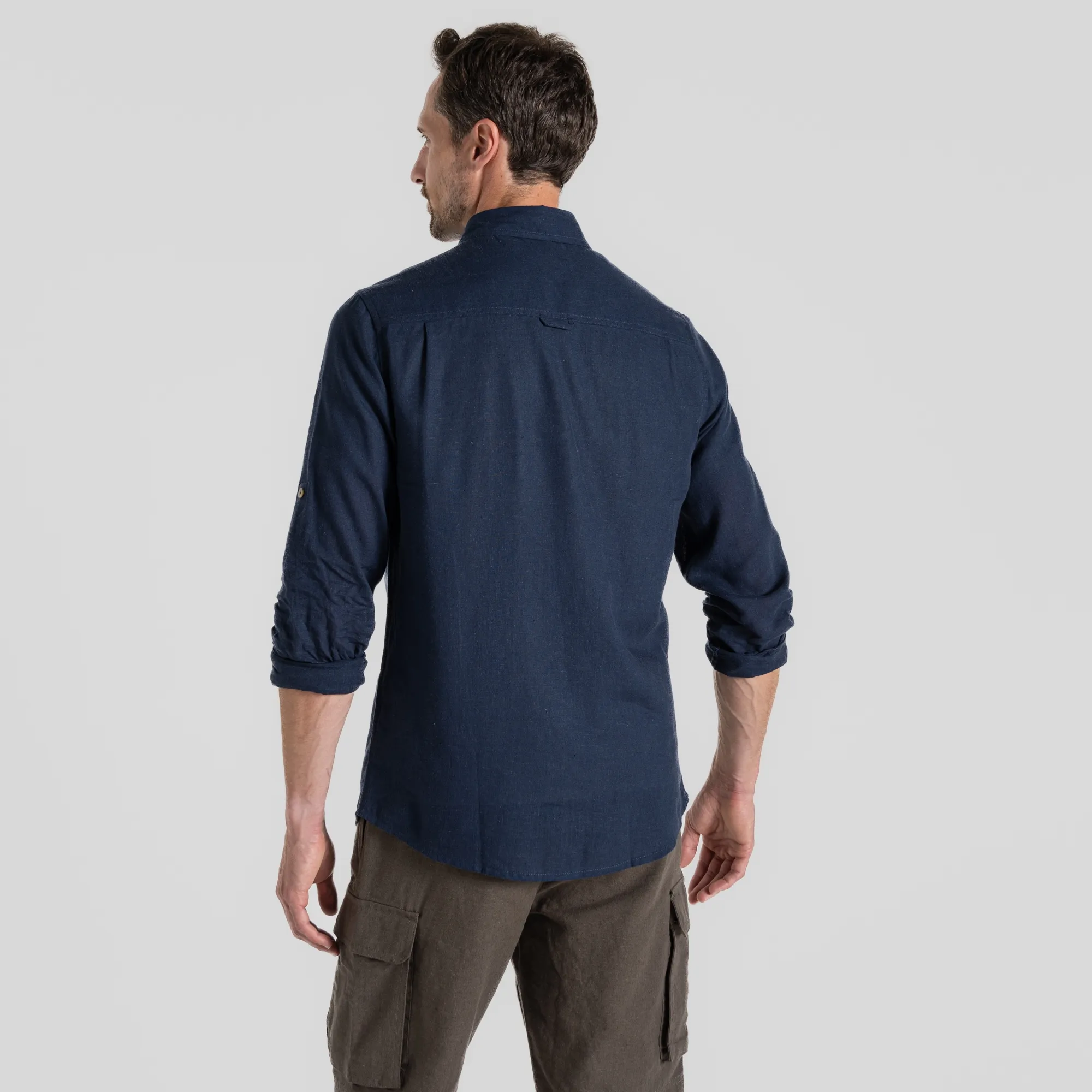 Craghoppers Men&#x27;s Alexis Long Sleeved Shirt Blue Navy | Buy Craghoppers Men&#x27;s Alexis Long Sleeved Shirt Blue Navy here | Outnorth