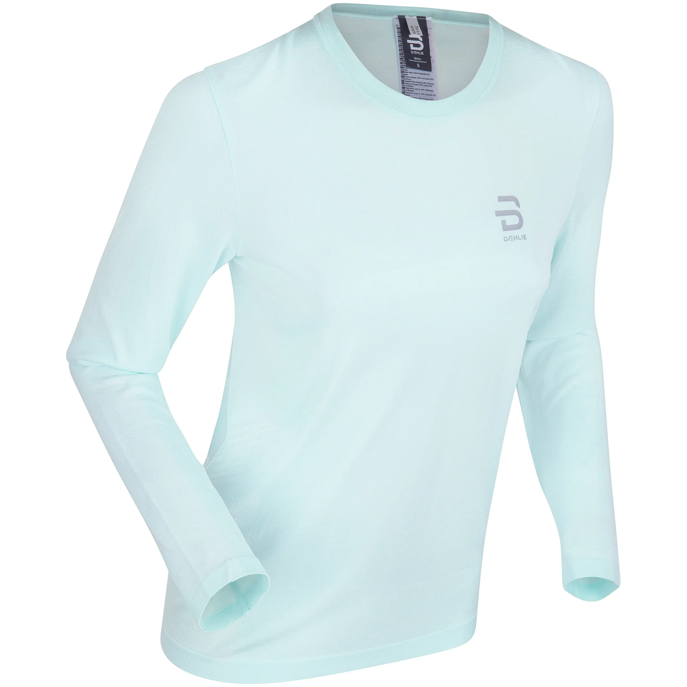 Dæhlie Women&#x27;s Long Sleeve Direction Iced Aqua | Buy Dæhlie Women&#x27;s Long Sleeve Direction Iced Aqua here | Outnorth