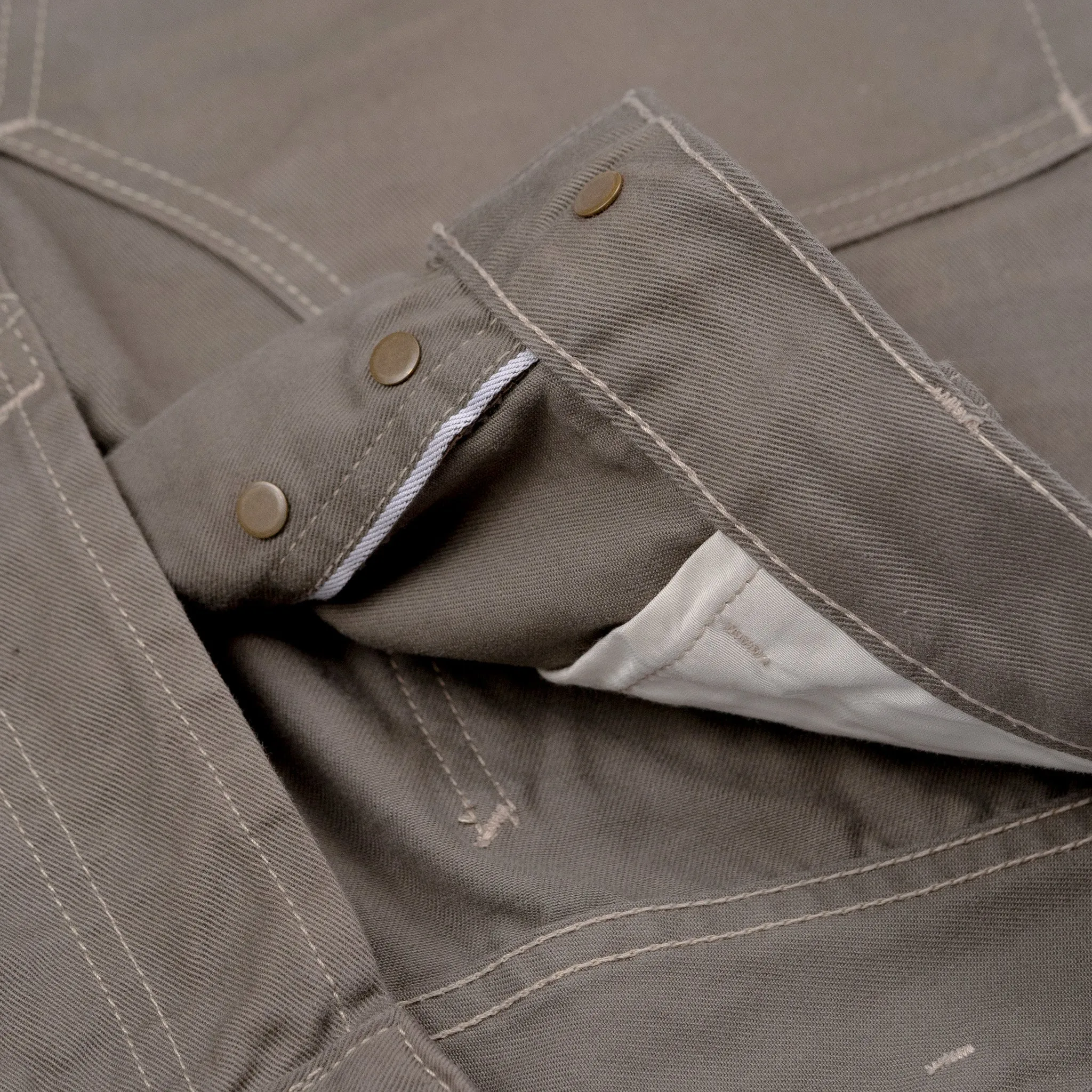 Die Hard Double Knee Tapered Leg 10oz Selvage Twill