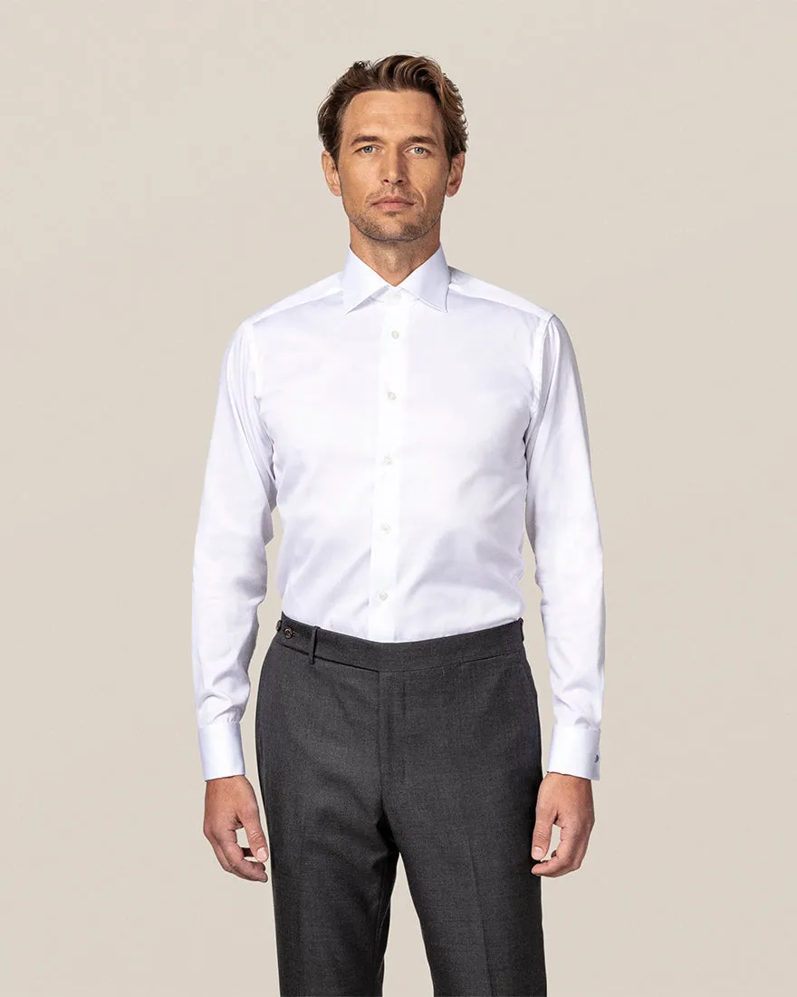 ETON 30007951200 WHITE SIGNATURE TWILL SLIM FC SHIRT