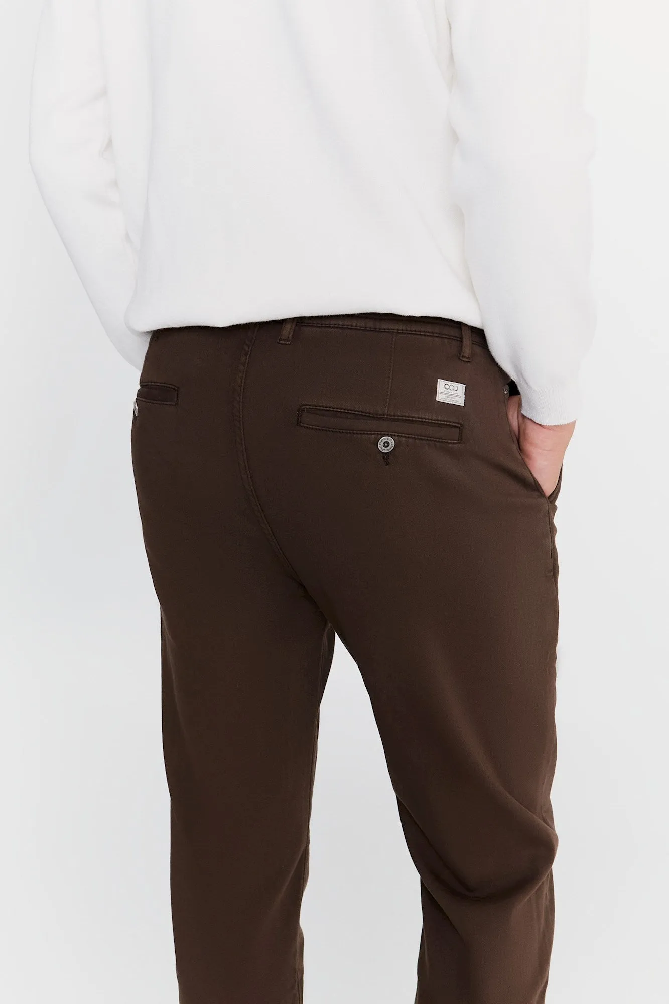 Felix Jogger Chino Pants Brown