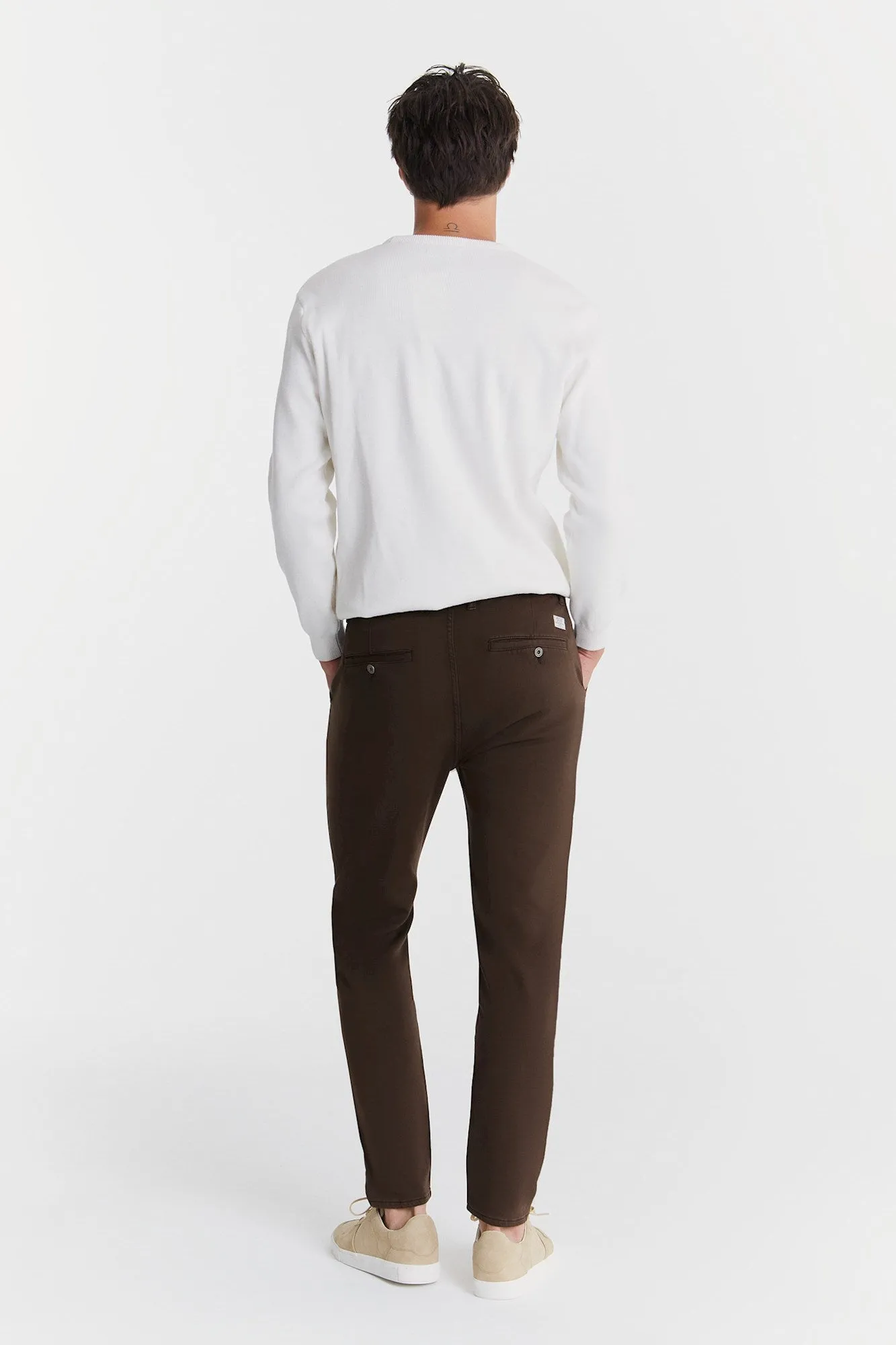 Felix Jogger Chino Pants Brown