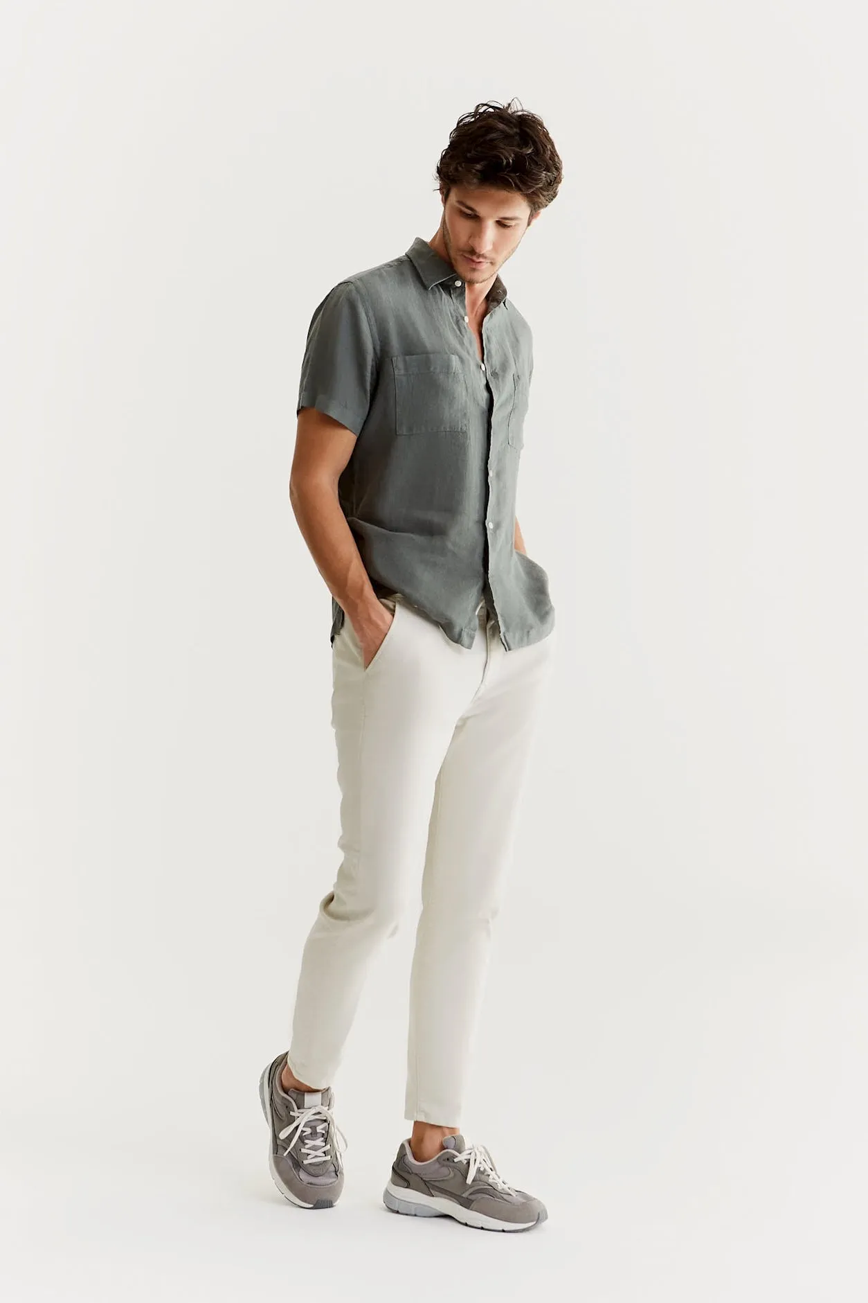 Felix Jogger Chino Pants Stone