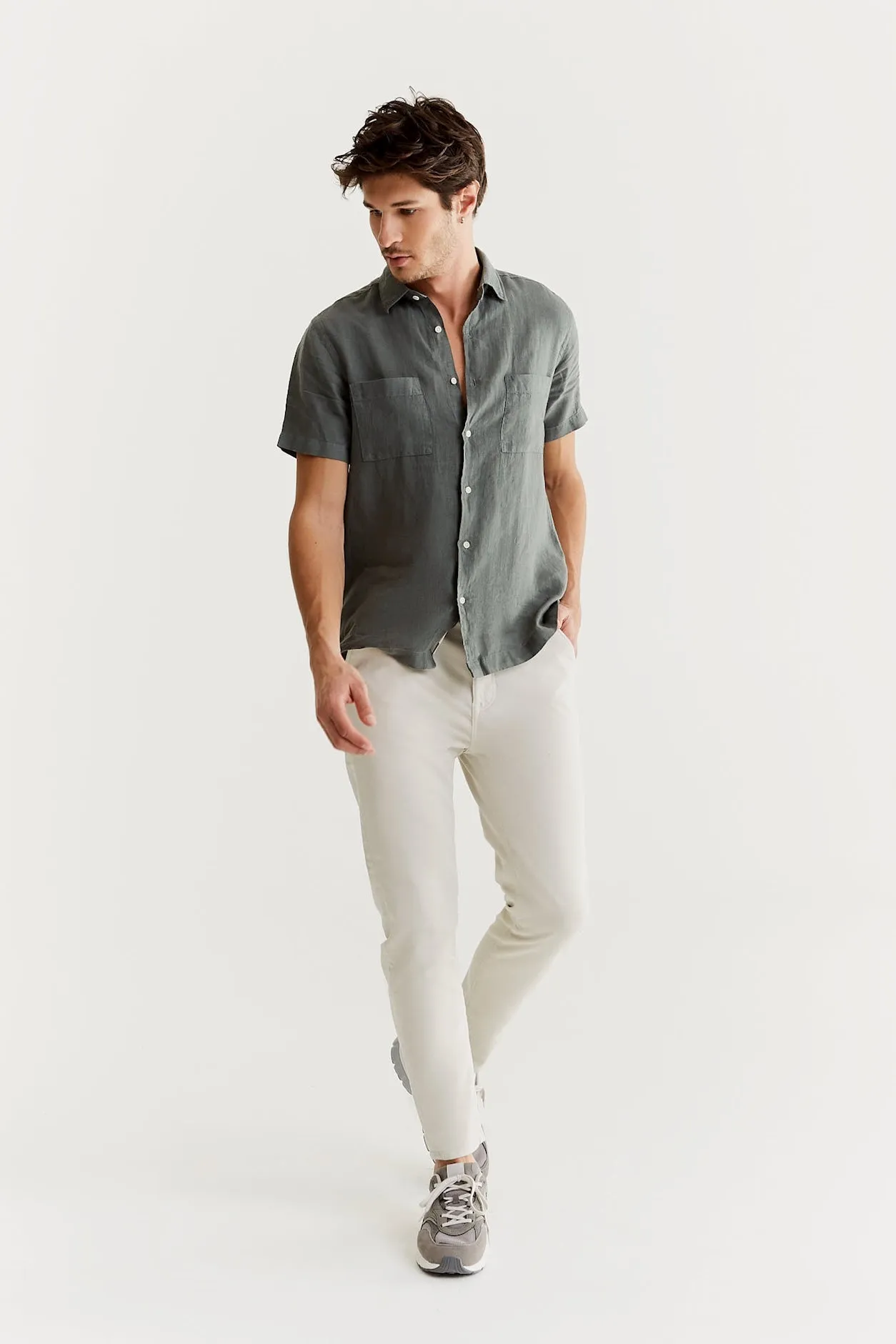 Felix Jogger Chino Pants Stone