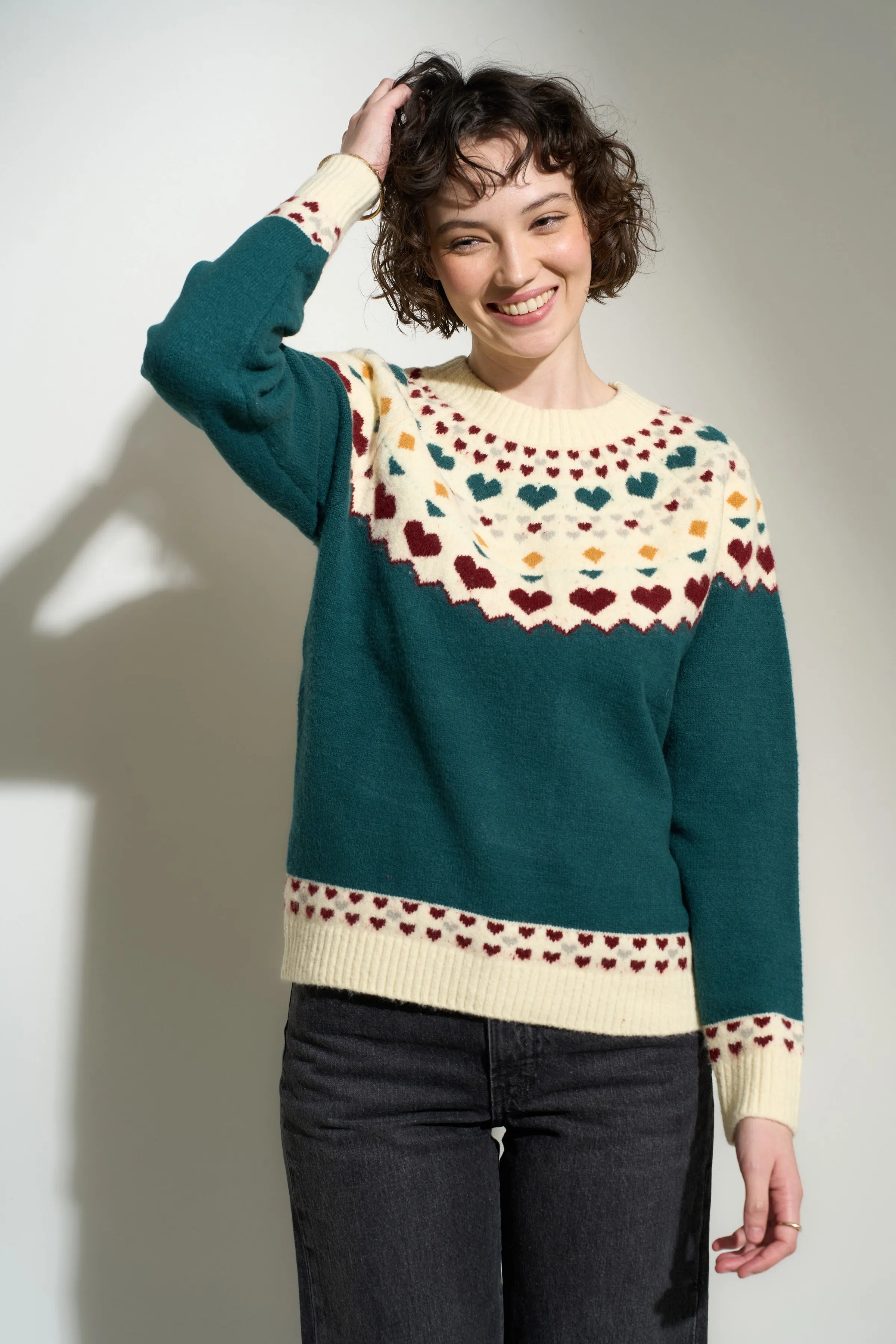 Heidi Sweater - Emerald