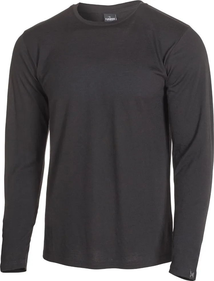 Ivanhoe Men&#x27;s Underwool Merino Long Sleeve Black | Buy Ivanhoe Men&#x27;s Underwool Merino Long Sleeve Black here | Outnorth