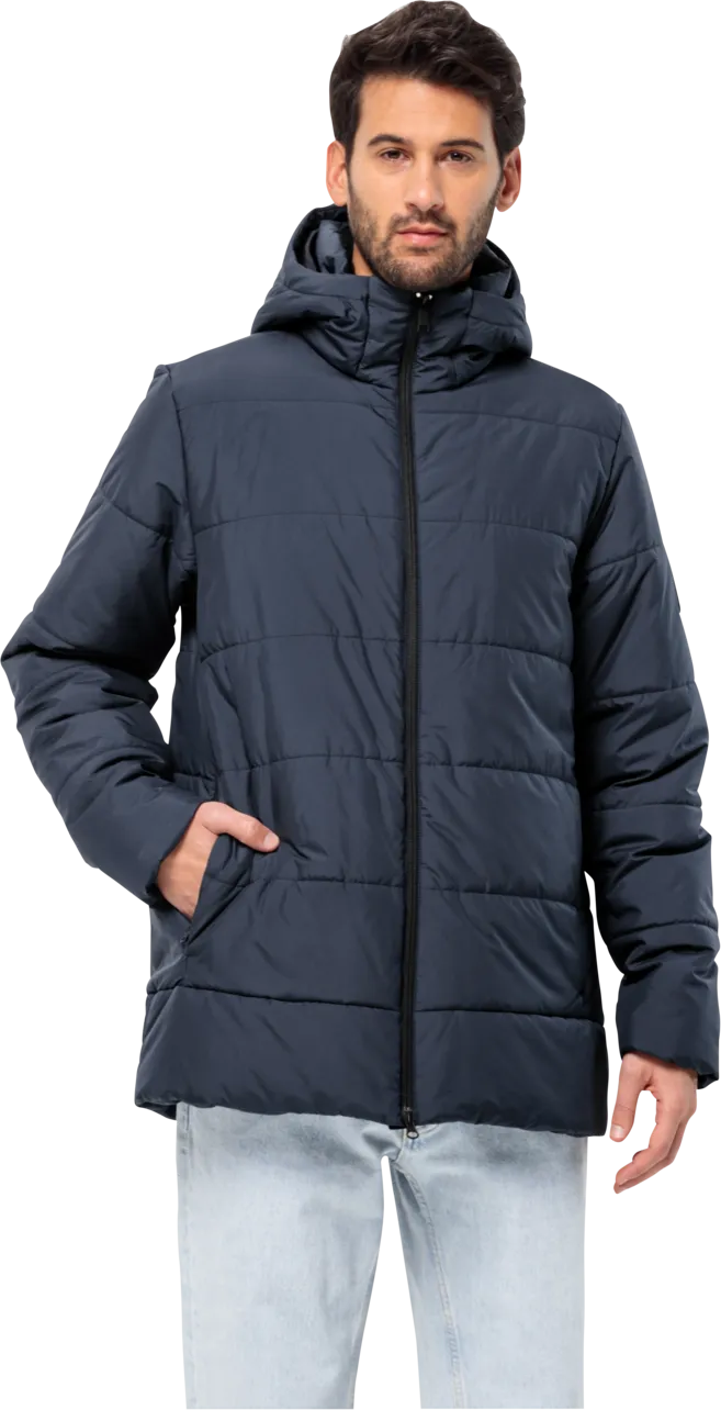 Jack Wolfskin Men&#x27;s Deutzer Long Jacket Night Blue | Buy Jack Wolfskin Men&#x27;s Deutzer Long Jacket Night Blue here | Outnorth