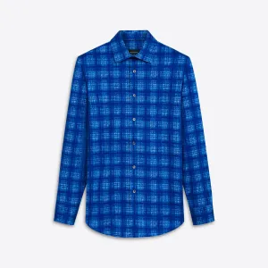 JAMES Windowpane Check OoohCotton Shirt