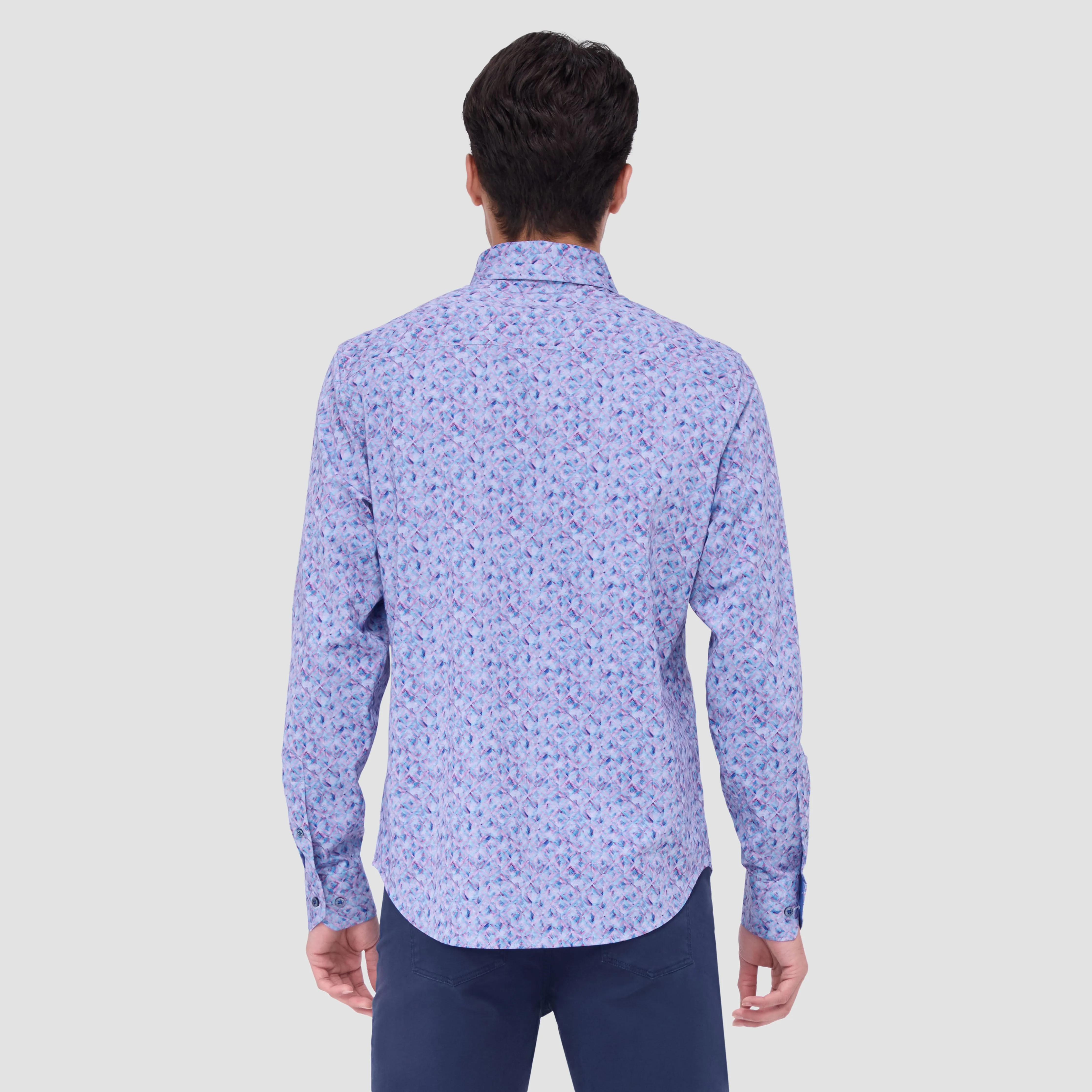 Jax Double Sided Geometric/Solid OoohCotton Shirt