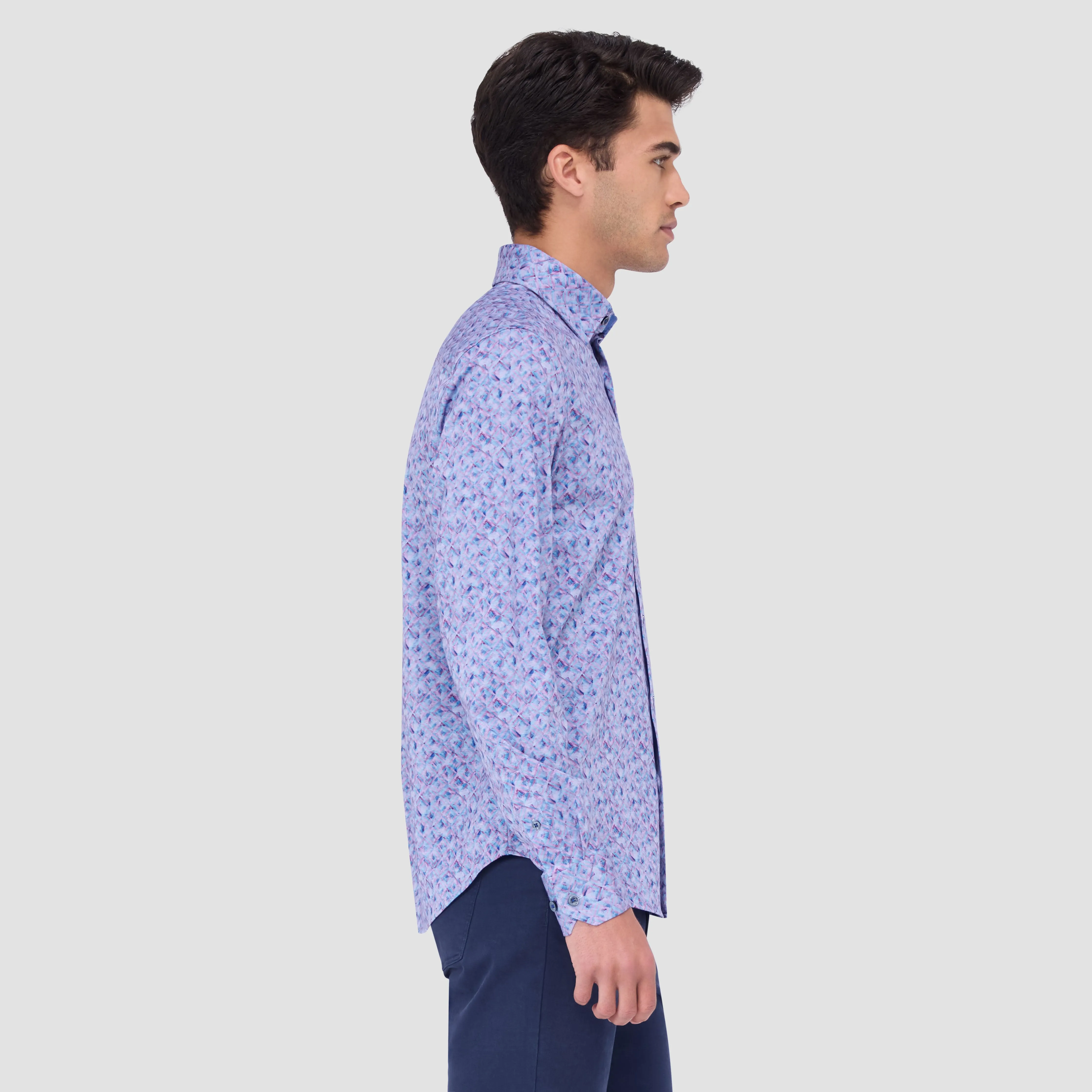 Jax Double Sided Geometric/Solid OoohCotton Shirt