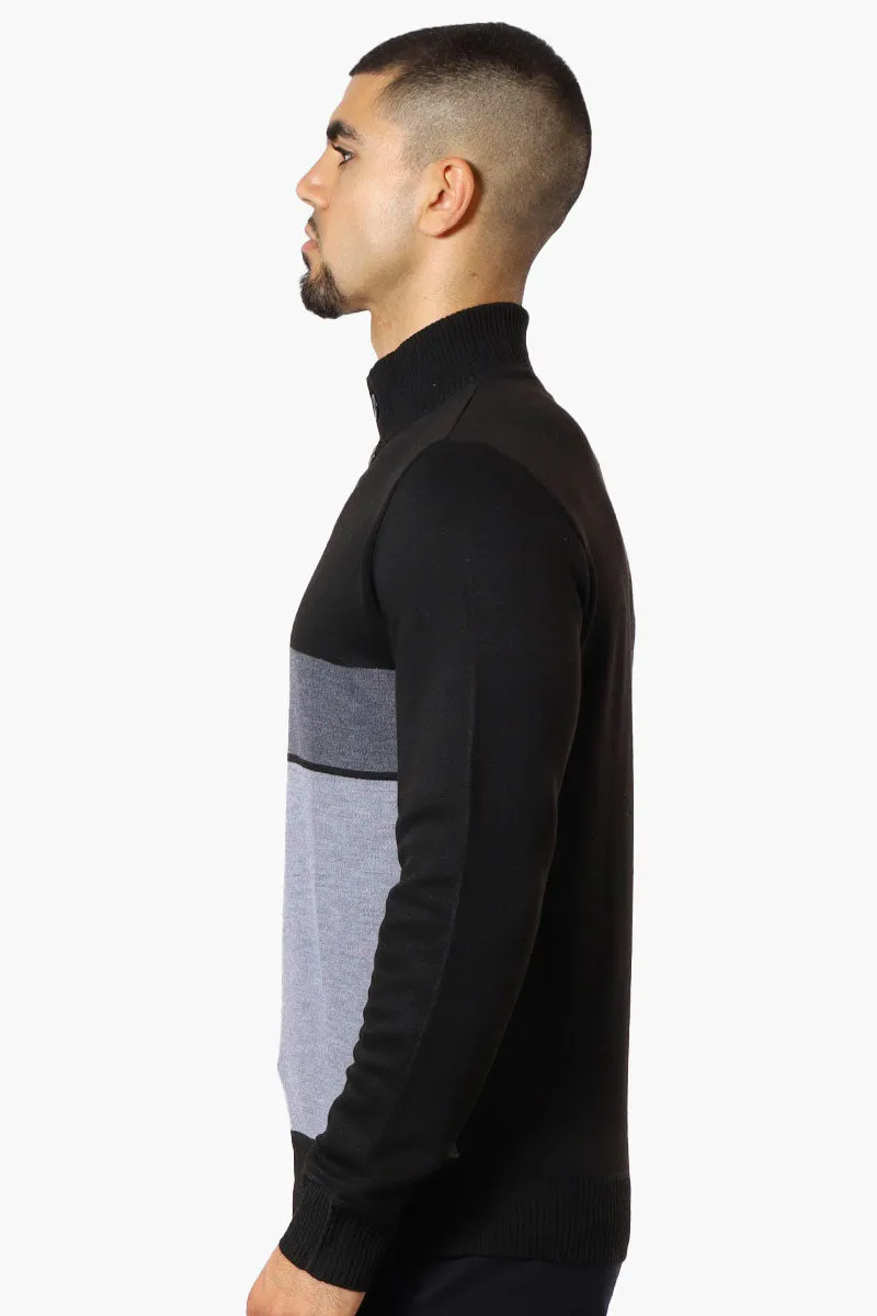 Jay Y. Ko Colour Block Pullover Sweater - Grey