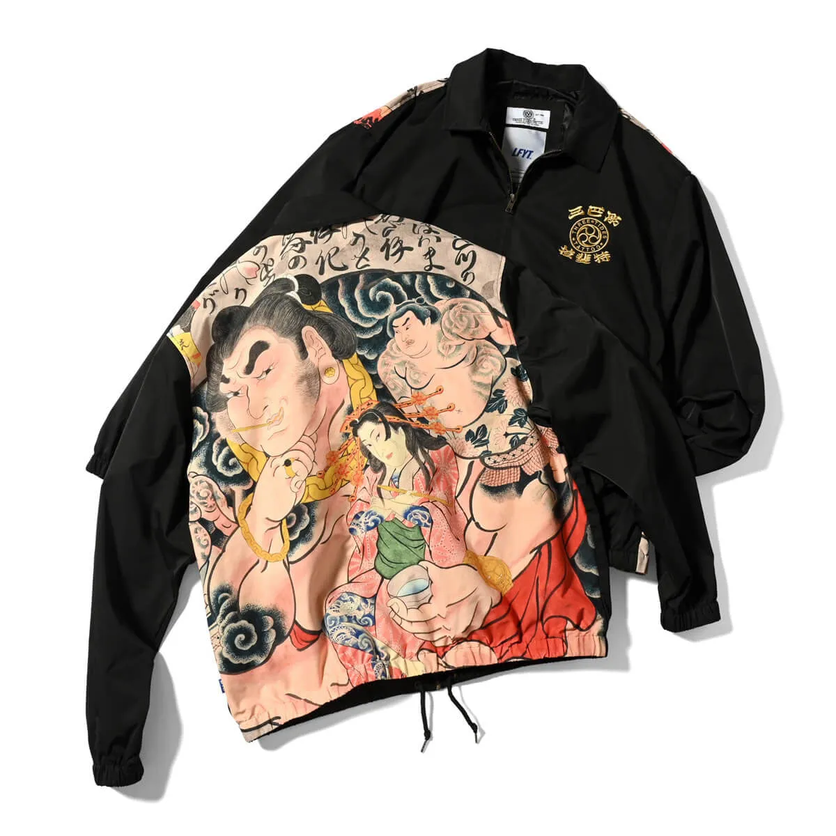 LFYT × THREE TIDES TATTOO エルエフワイティー × スリータイズタトゥー MITOMO HORIHIRO SUMO JACKET ジャケット 【LE241001】