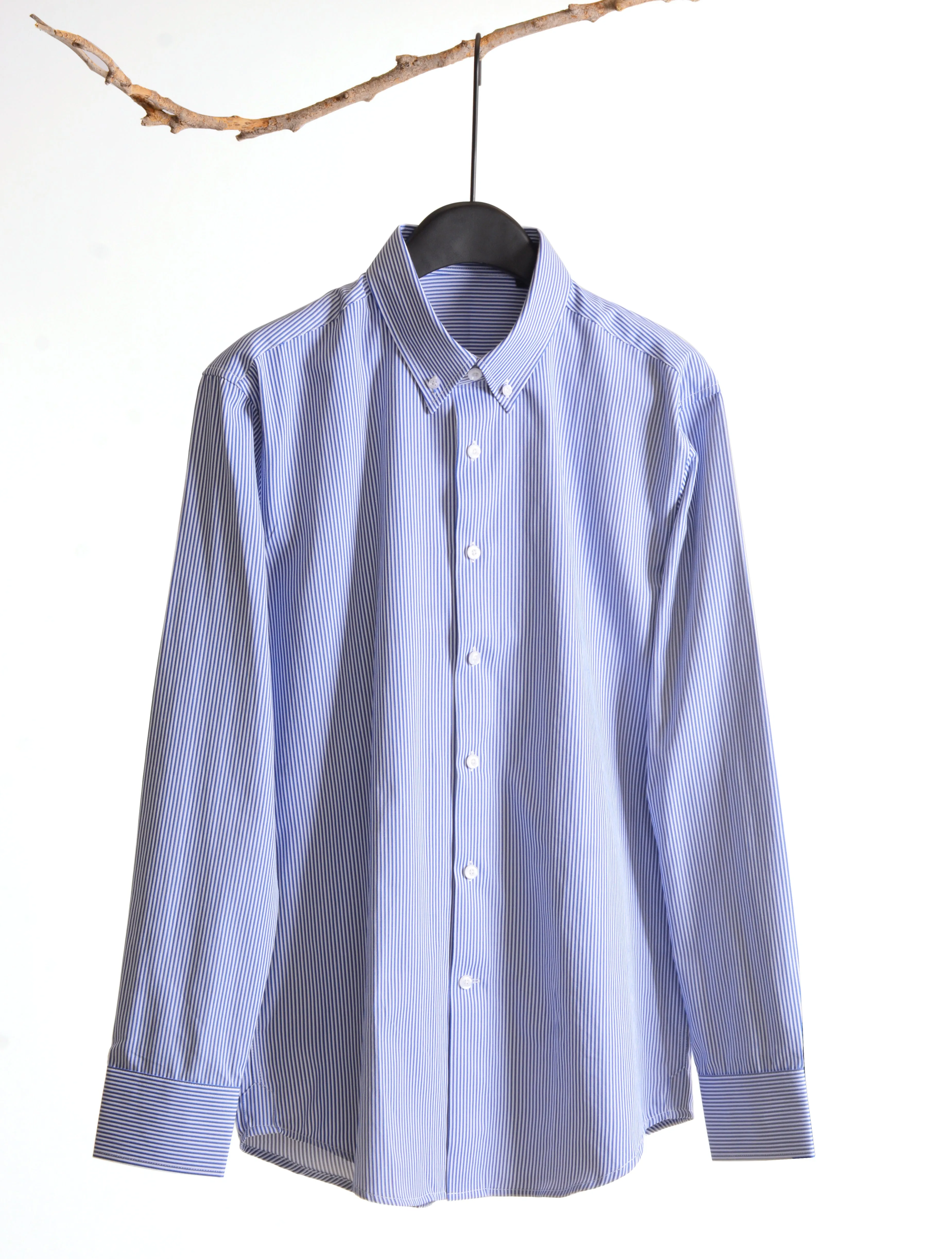 Long Sleeve Plain Shirt (Blue) 6832