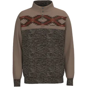 Men's Hooey "Stevie" Brown / Tan w/Pattern Pullover