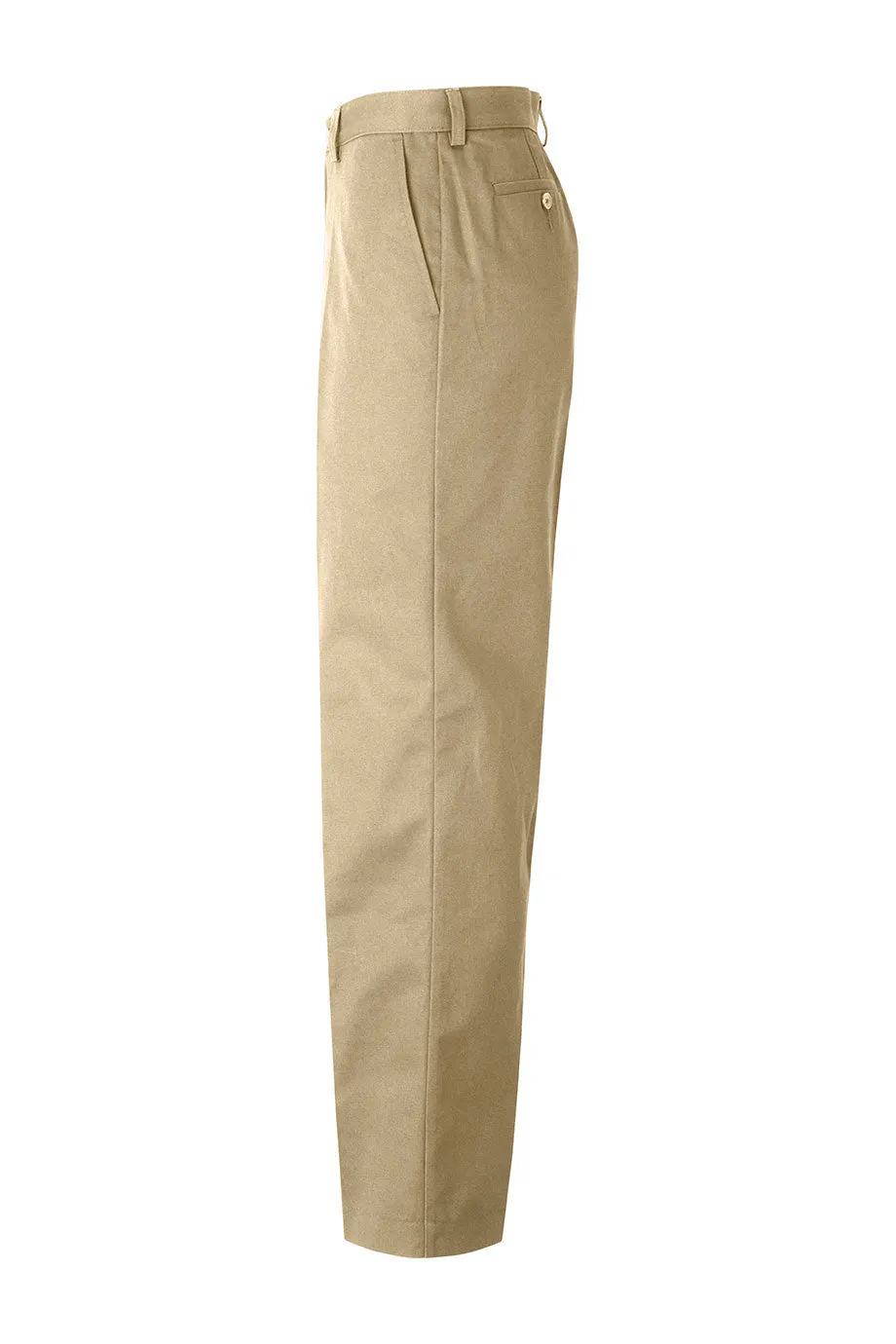 Men's Tan Utility Flat Front Chino Pant