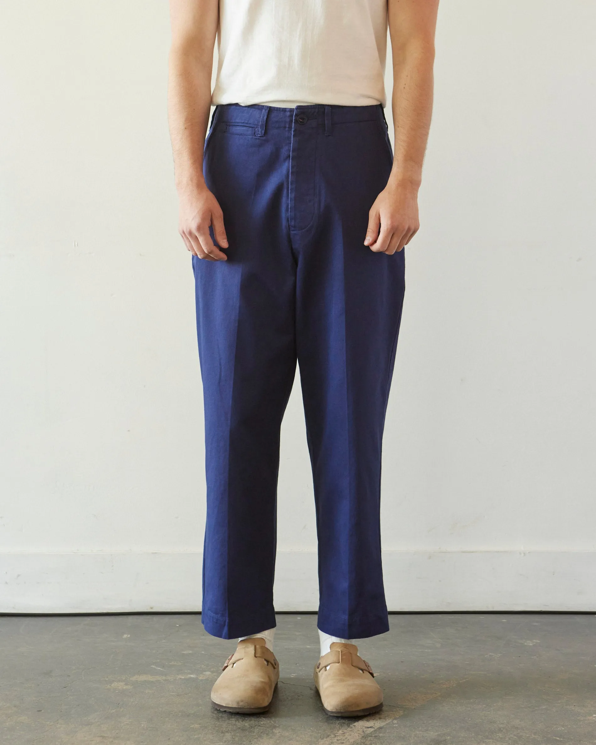 Merz b. Schwanen Relaxed Fit Chino, Ink Blue