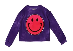 MIA New York Smile Sweatshirt - Purple