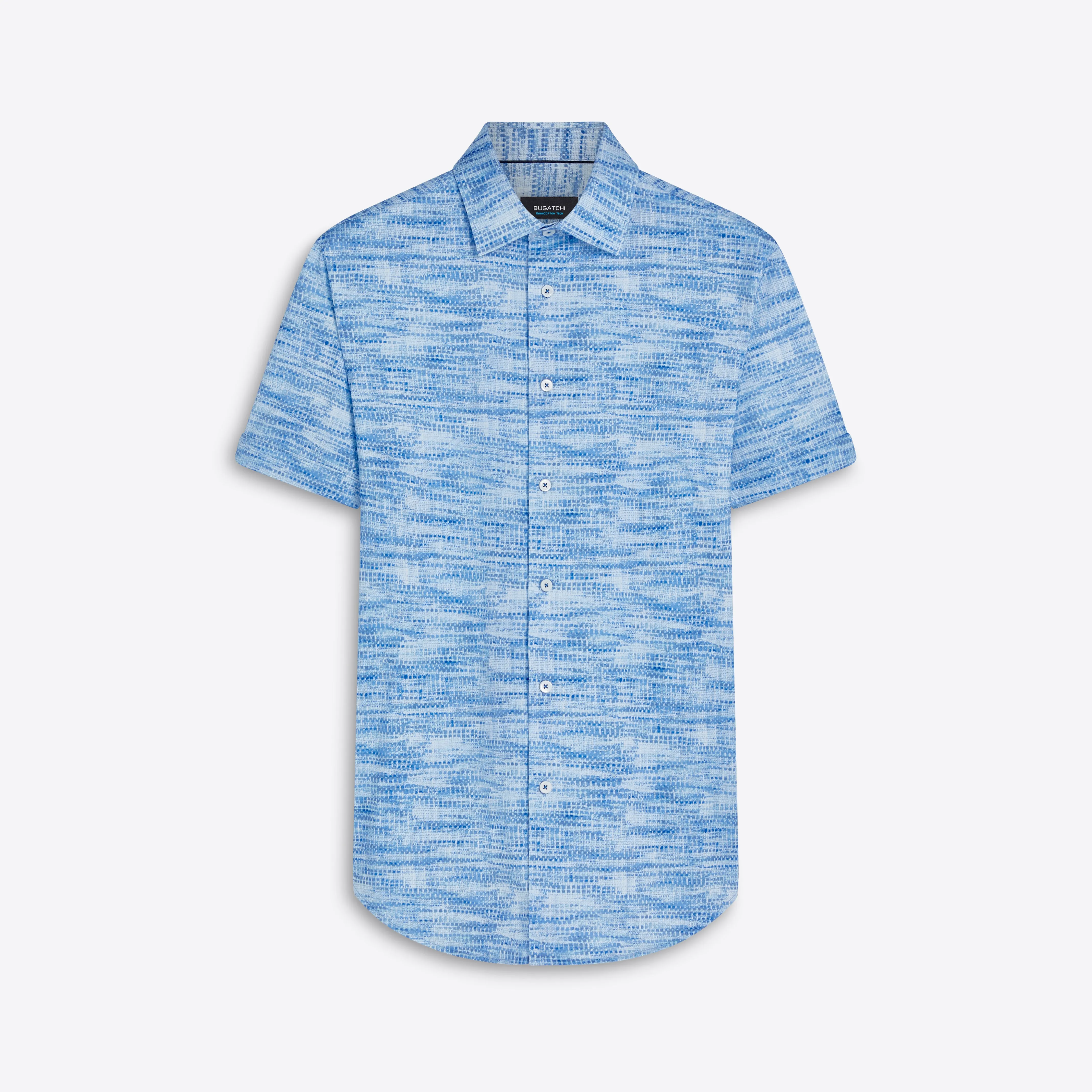 MILES Abstract Print OoohCotton Short Sleeve Shirt