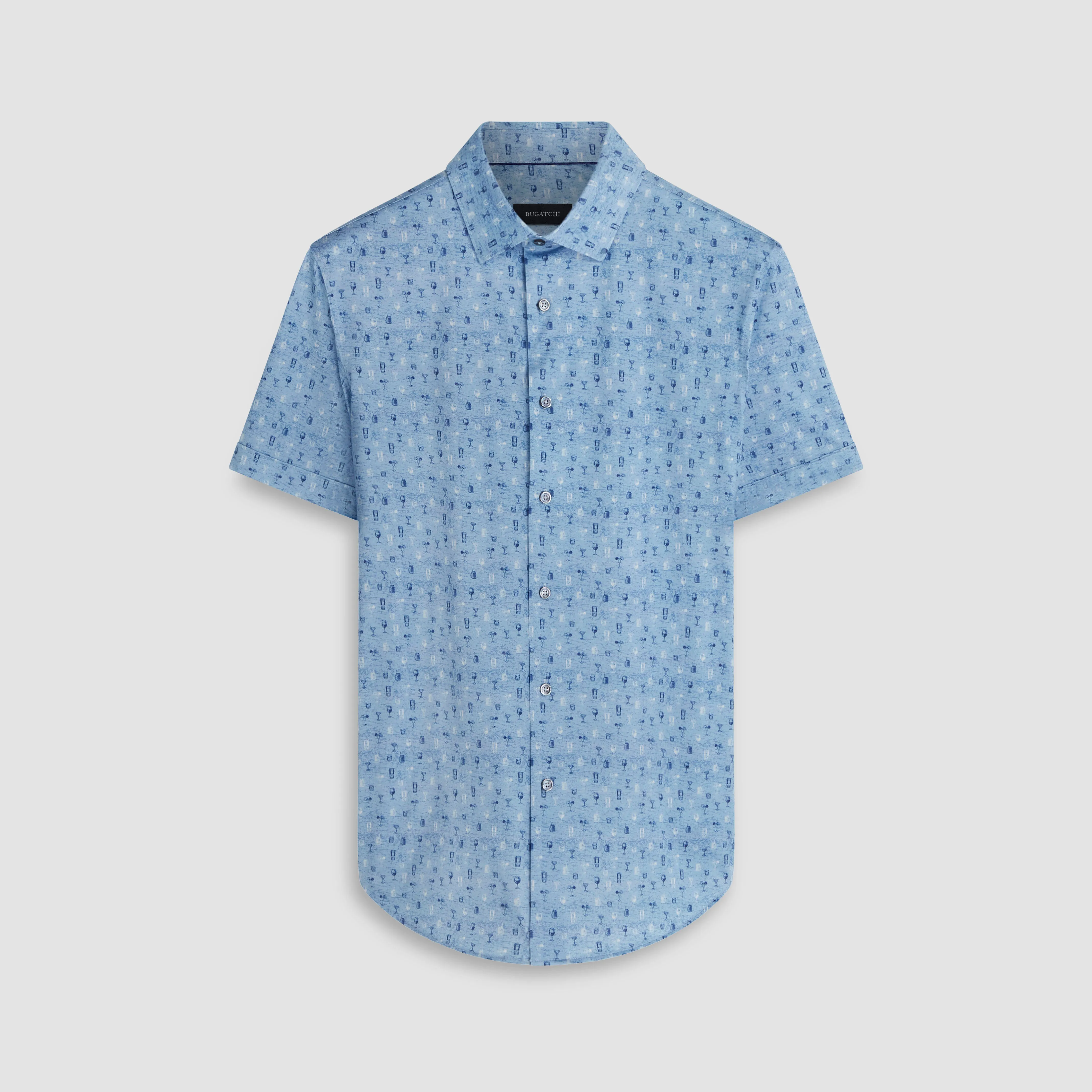 Miles Bar Drinks OoohCotton Short Sleeve Shirt