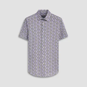 Miles Sea Shells Print OoohCotton Short Sleeve Shirt