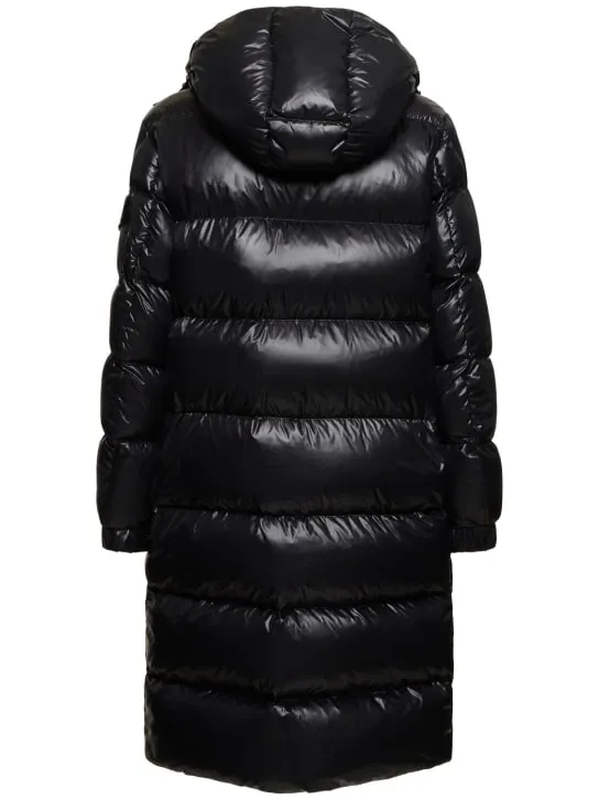 Moncler   Hanoverian long nylon down jacket 