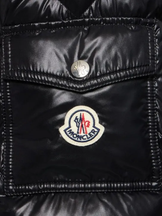 Moncler   Hanoverian long nylon down jacket 