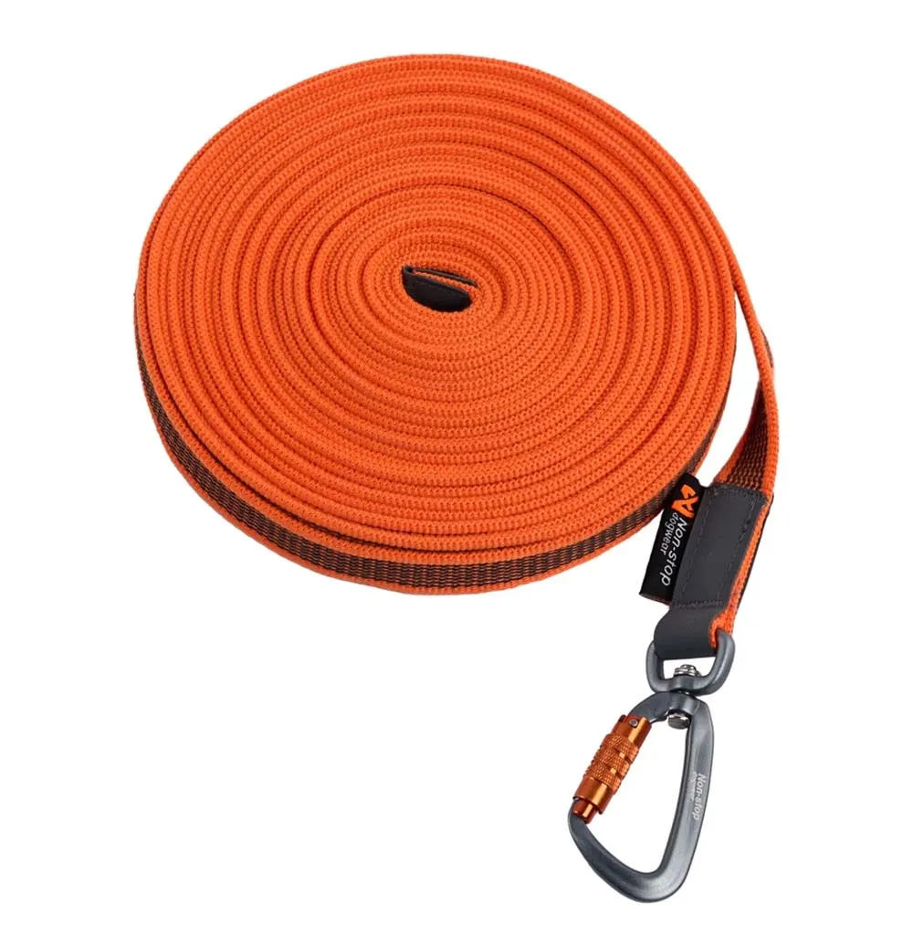 Non-stop Dogwear Friction Long Line 10m Orange | Buy Non-stop Dogwear Friction Long Line 10m Orange here | Outnorth