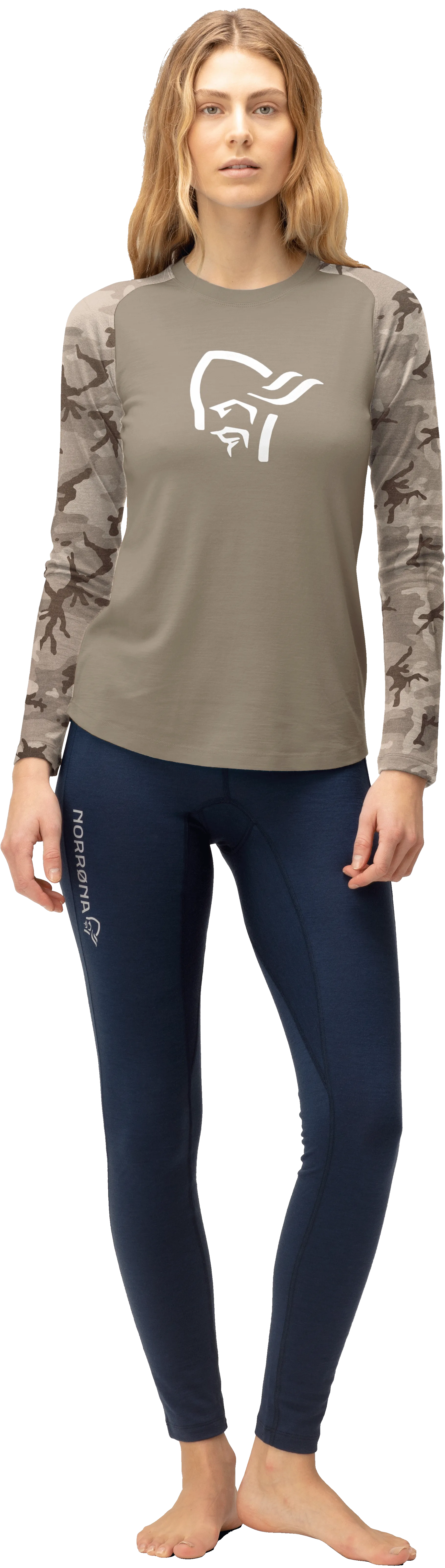 Norrøna Women&#x27;s Femund pureUll Long Sleeve Winter Twig | Buy Norrøna Women&#x27;s Femund pureUll Long Sleeve Winter Twig here | Outnorth