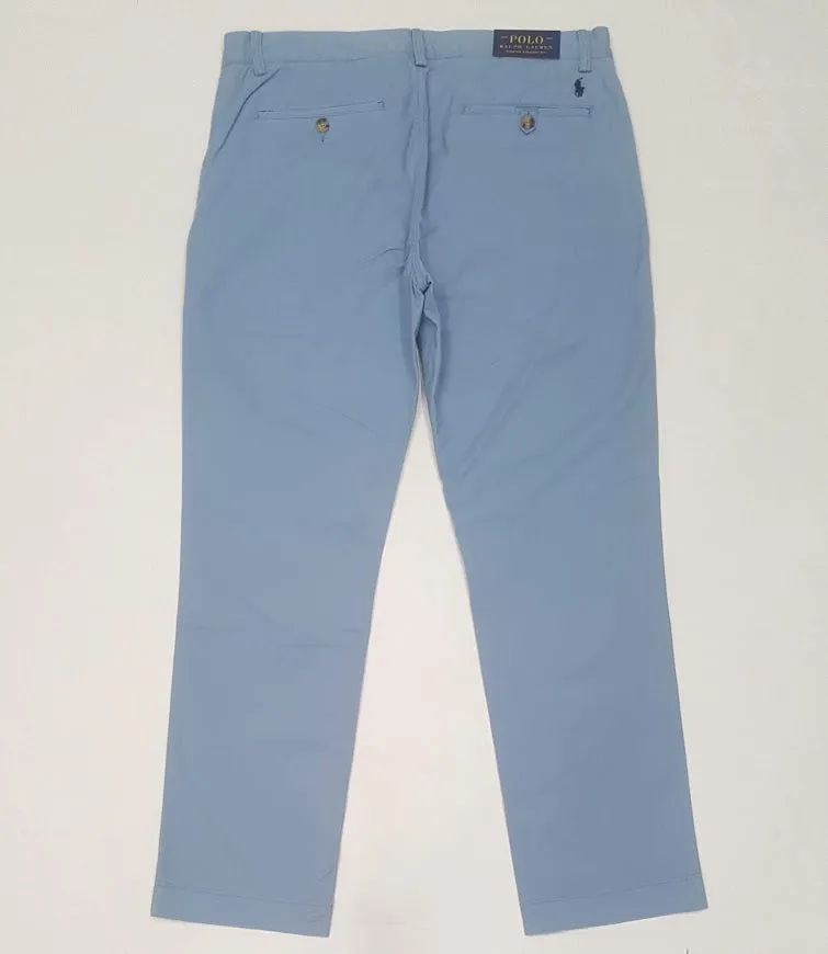 Nwt Polo Ralph Lauren Light Blue Stretch Straight Fit Pants