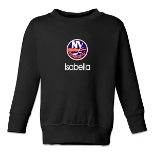 Personalized New York Islanders Toddler Crewneck Sweatshirt