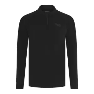 Pressio Perform Thermal Qtr Zip (Mens) - Black