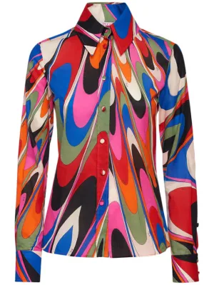 Pucci   Printed cotton long sleeve shirt 