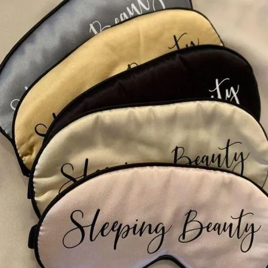 "Sleeping Beauty" Satin Eye Mask