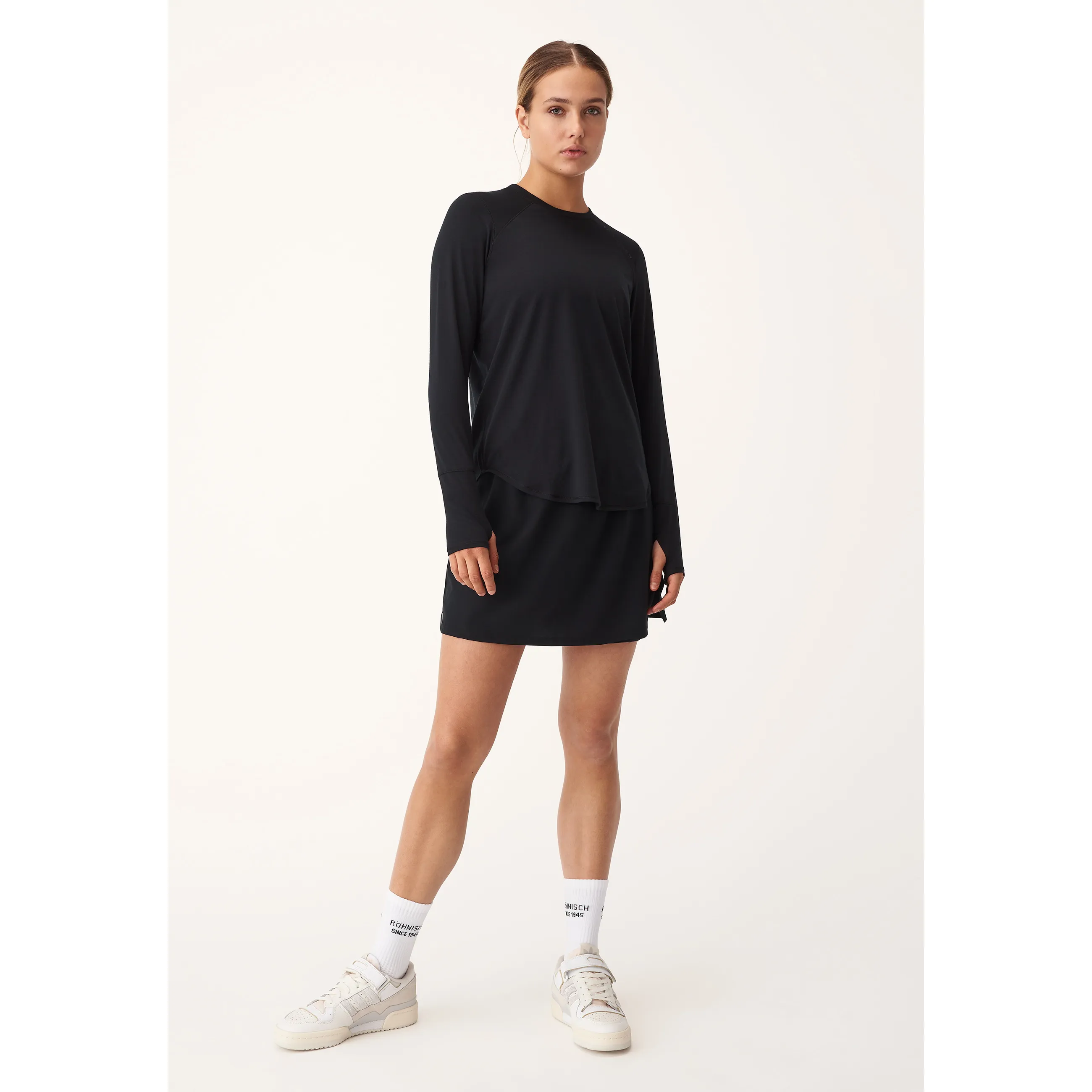 Röhnisch Women&#x27;s Clara Loose Long Sleeve Black | Buy Röhnisch Women&#x27;s Clara Loose Long Sleeve Black here | Outnorth