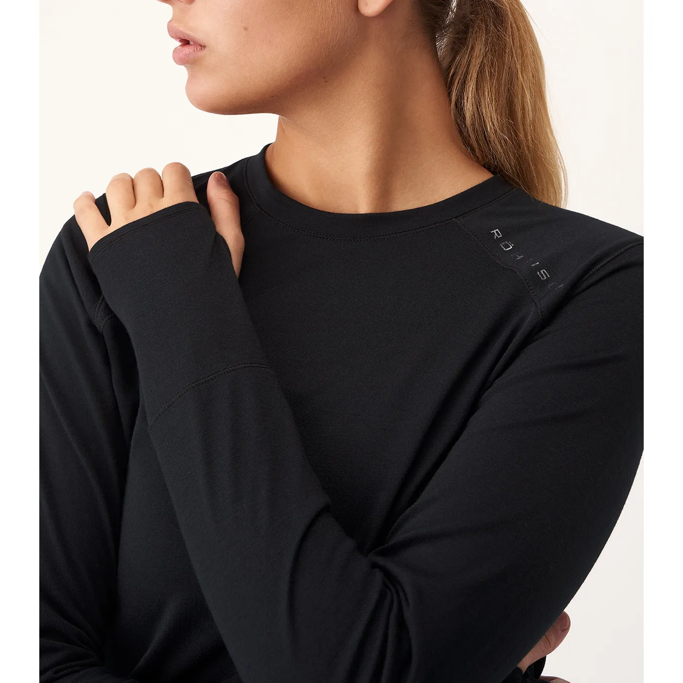 Röhnisch Women&#x27;s Clara Loose Long Sleeve Black | Buy Röhnisch Women&#x27;s Clara Loose Long Sleeve Black here | Outnorth