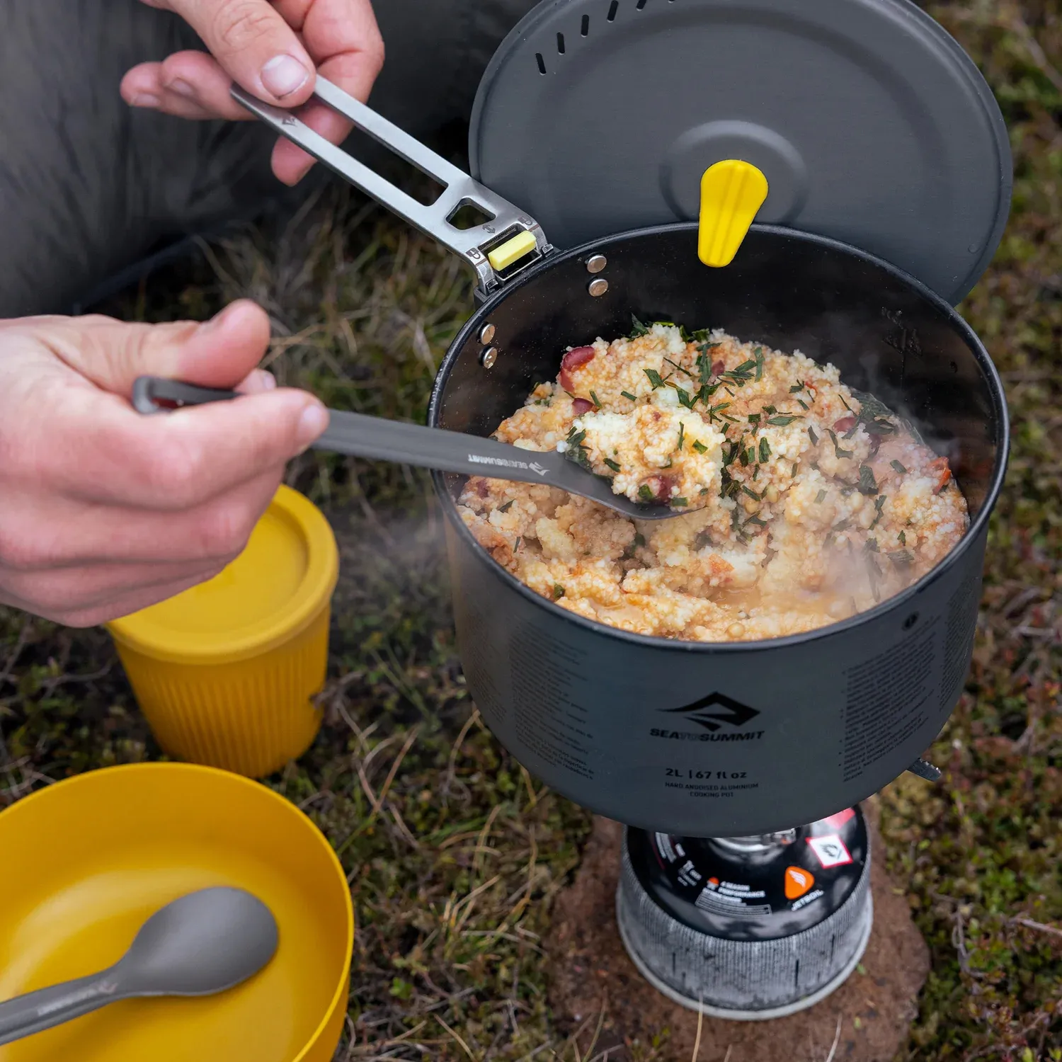 Sea To Summit Frontier UL Long Handle Spoon Aluminium | Buy Sea To Summit Frontier UL Long Handle Spoon Aluminium here | Outnorth